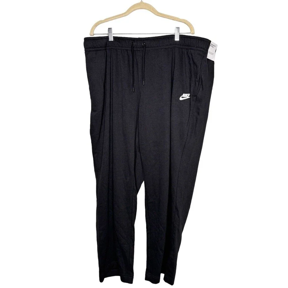 Nike Womens Sportswear Fleece Mid-Rise Joggers Standard Fit Plus Sz 3X Black
